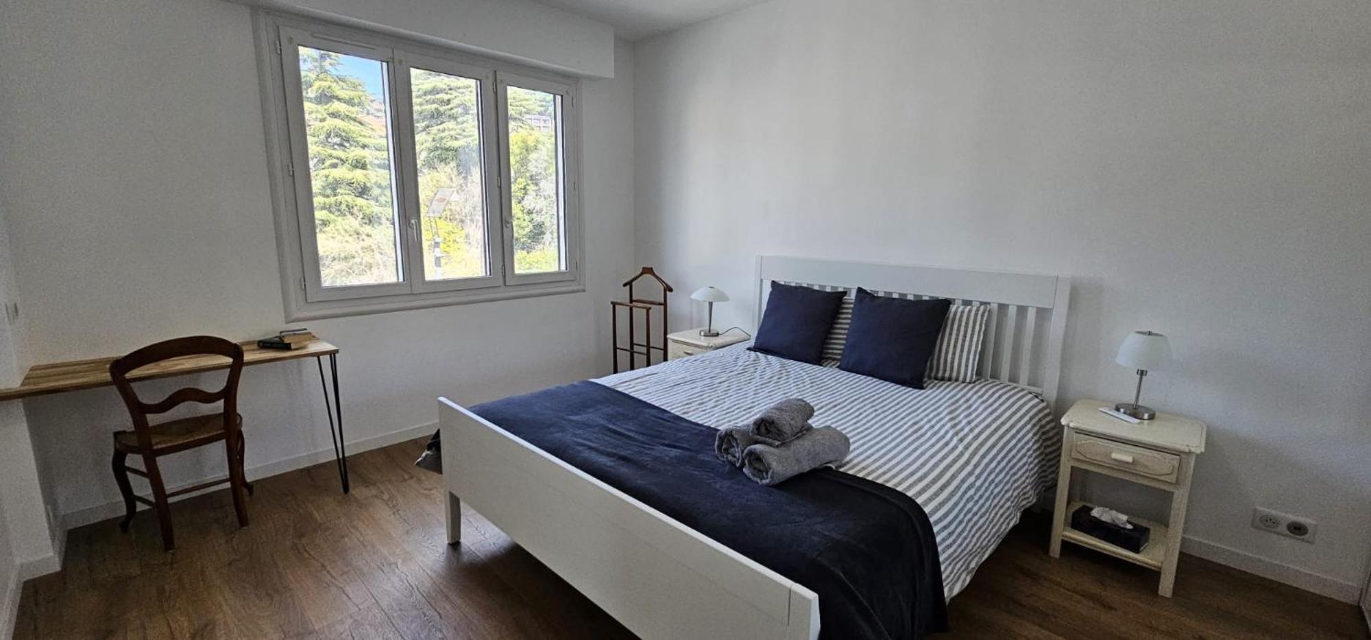 Séjour chez l'habitant Access, Private In Shared 3-bedroom Apartment, Private Bathroom, Living With Sea View Parentale Salle De Bain Privee Acces Plages & Vue Du Salon Dans Partage Cannes